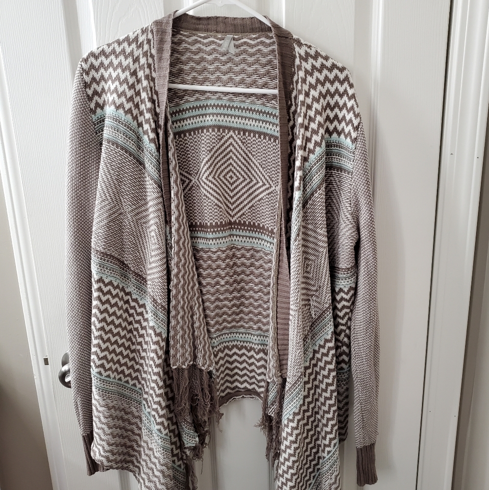 Vanity sweater cardigan, size medium
